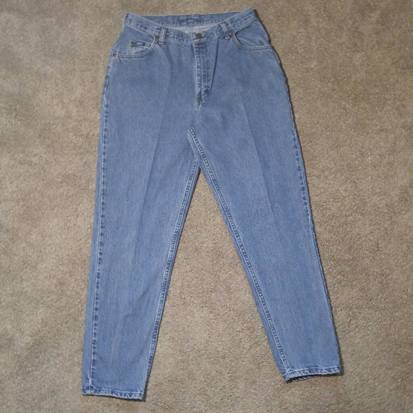 Vintage 90s Mom Jeans Medium Stonewash 30x30 - Picture 4 of 10